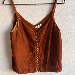 Madewell velvet top